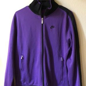 Purple Nike Zipped Jacket